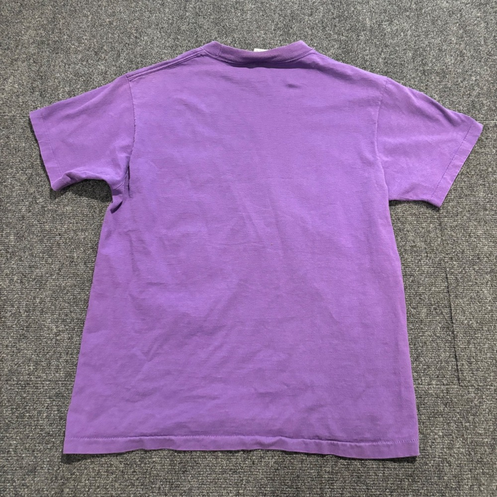 Vintage 1991 Ski Tahoe San Segal T Shirt Purple Mens Large Single Stitch USA - Picture 2 of 9